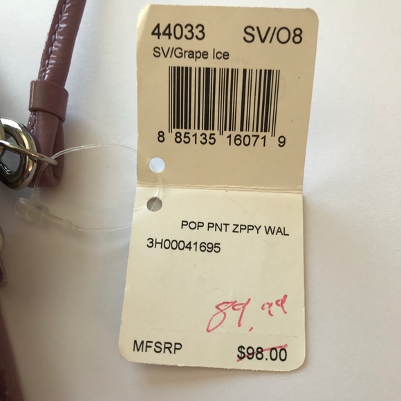 Coach Poppy Grape Ice Zippy Wallet - Picture 6 of 9